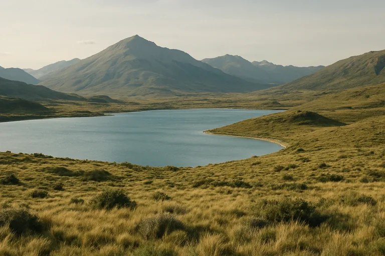 AI-generated landscape illustration inspired by Argentina